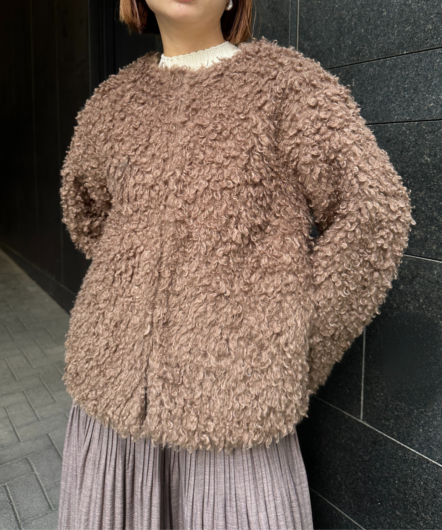 【INNOWAVE】【R】プードルボアコート