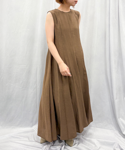 【SEADRAKE】【R】ラメネックAラインフレアワンピース