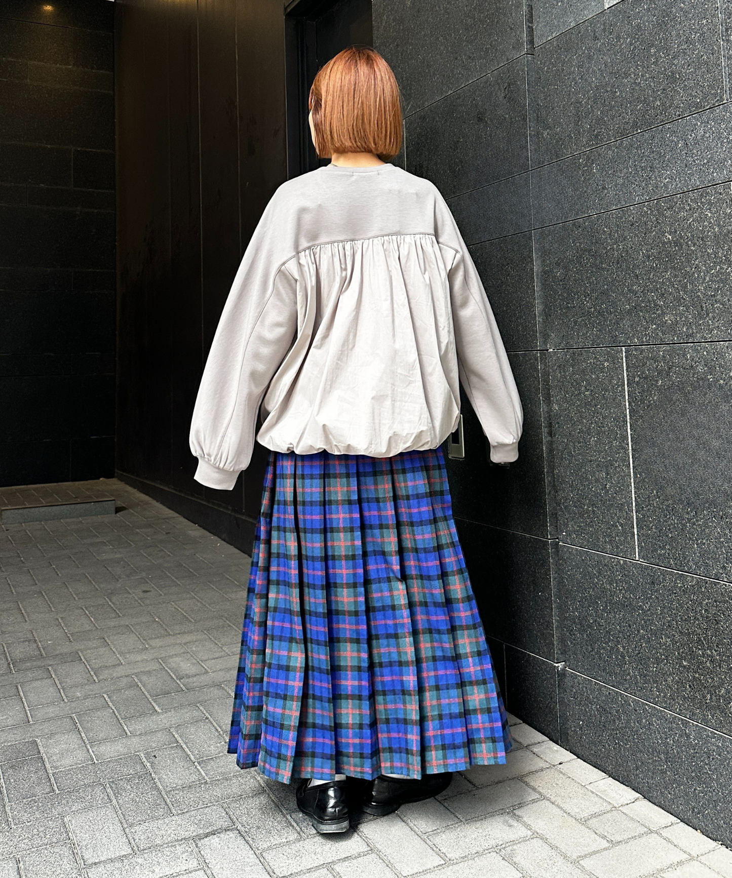 【FONT LAB】バックバルーンドッキングカットソー