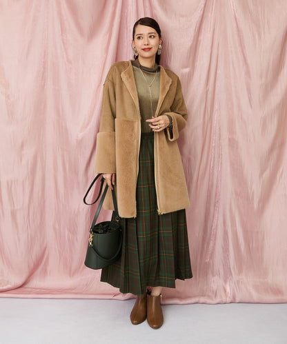 【人気アイテムにつき再入荷・新色追加】【FONT LAB】ベロア×チュールコンビタートル‘25