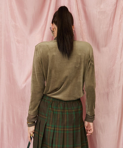 【人気アイテムにつき再入荷・新色追加】【FONT LAB】ベロア×チュールコンビタートル‘25