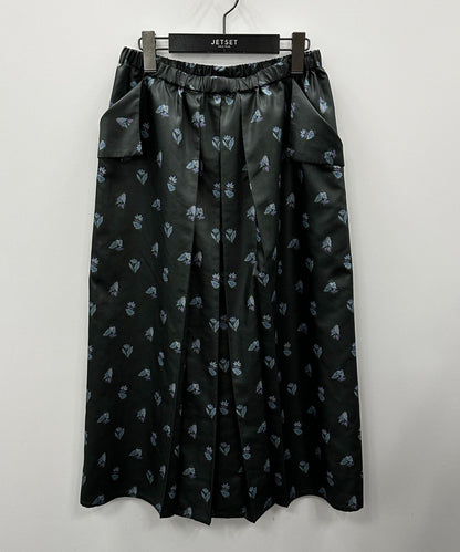 14-5878【Liyoca】【周年】ボタニカルプリントスカート