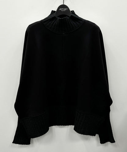 61-5856【FONT LAB】【周年】リブニットコンビダンボールトップス