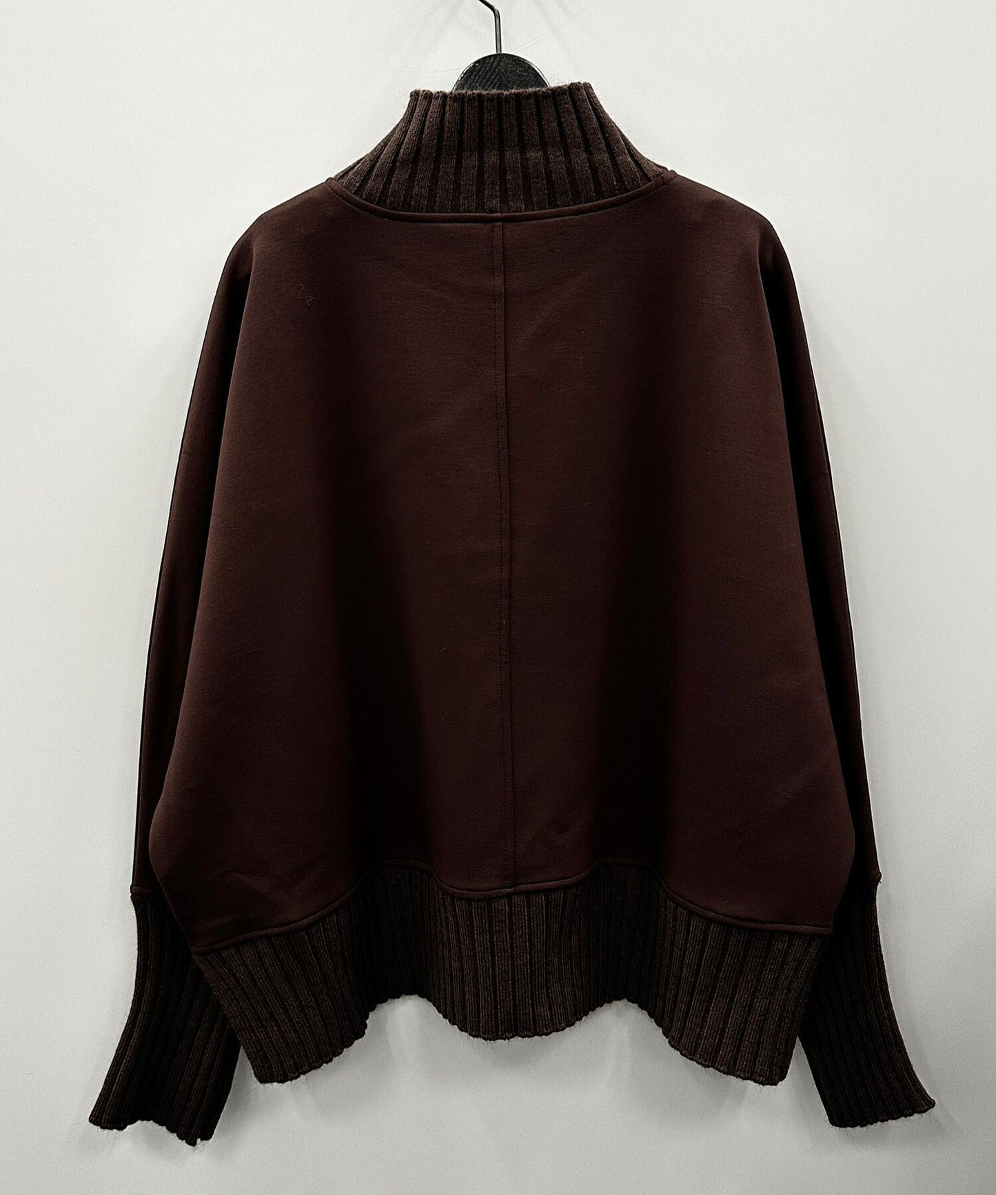 61-5856【FONT LAB】【周年】リブニットコンビダンボールトップス