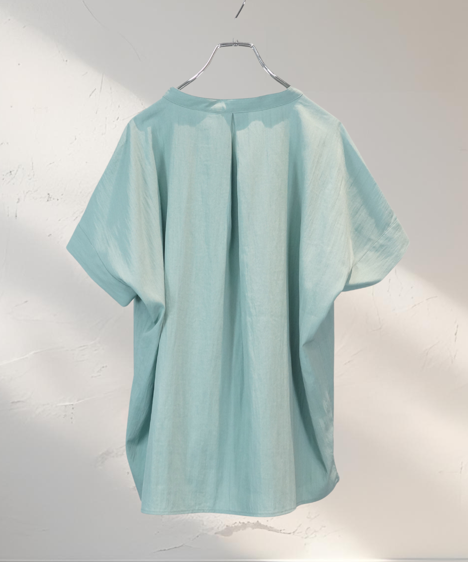 【JETSET SOLO PLUS】ドライタッチワッシャースキッパーブラウス