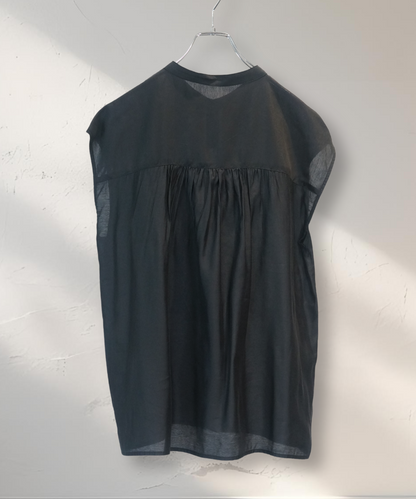 【JETSET SOLO PLUS】シルキーローンフリルブラウス