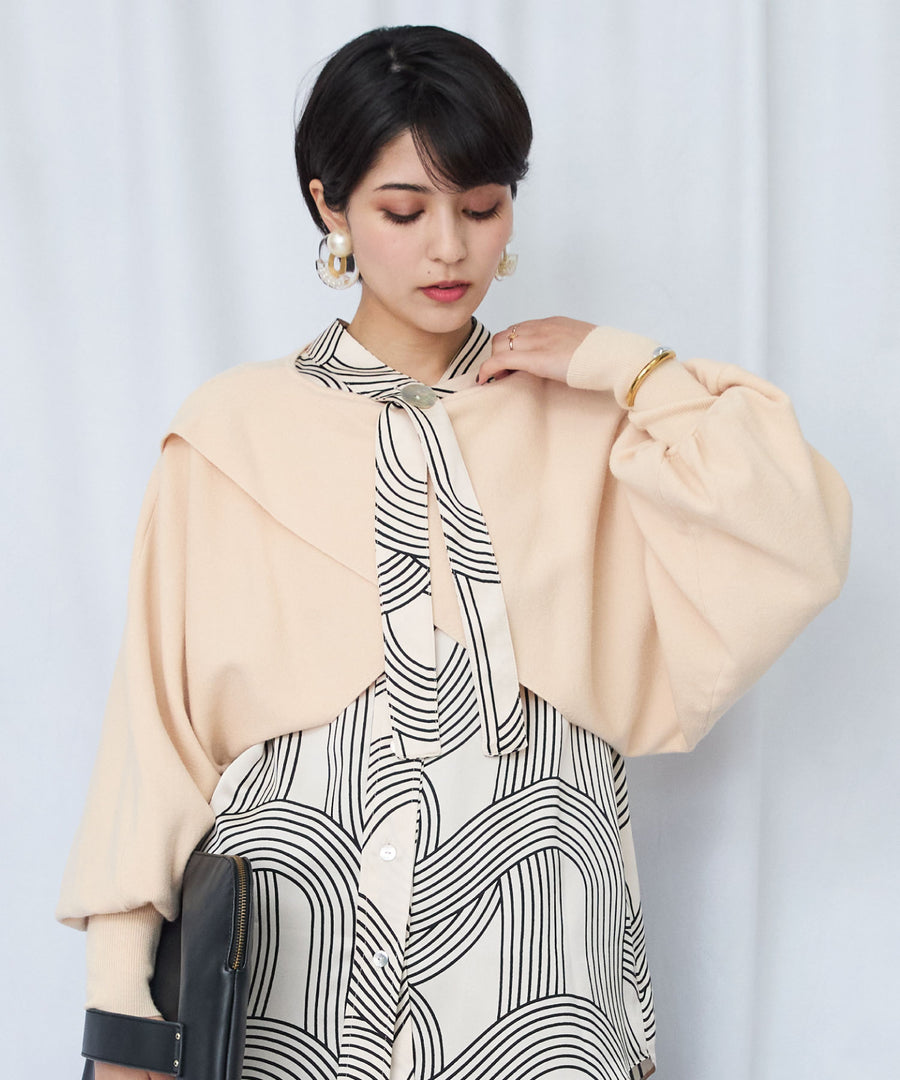 レディース ニット クロップド丈 レイヤードスタイル|JETSET SOLO PLUS(ジェットセットソロプラス) 公式通販|レディース ファッション きれいめカジュアル