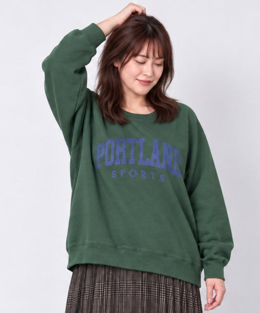 【sabstreet bis】【web限定】 クラックプリントロゴスウェット【先行予約】