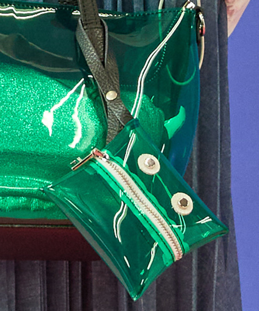 【RIPANI】PVC×レザー RIPPYBAGチャーム