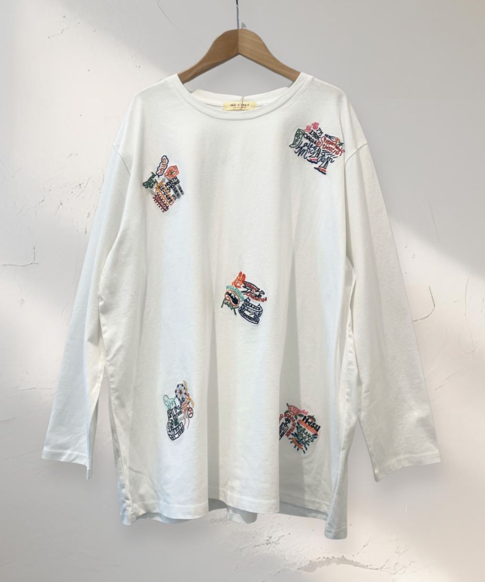 シカゴワッペンエンブロイダリーロンT