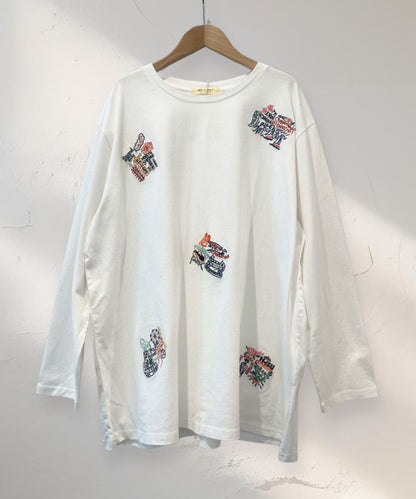 シカゴワッペンエンブロイダリーロンT