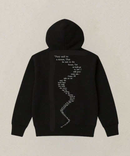 MACMILLAN メッセージプリント+刺繍フーディ