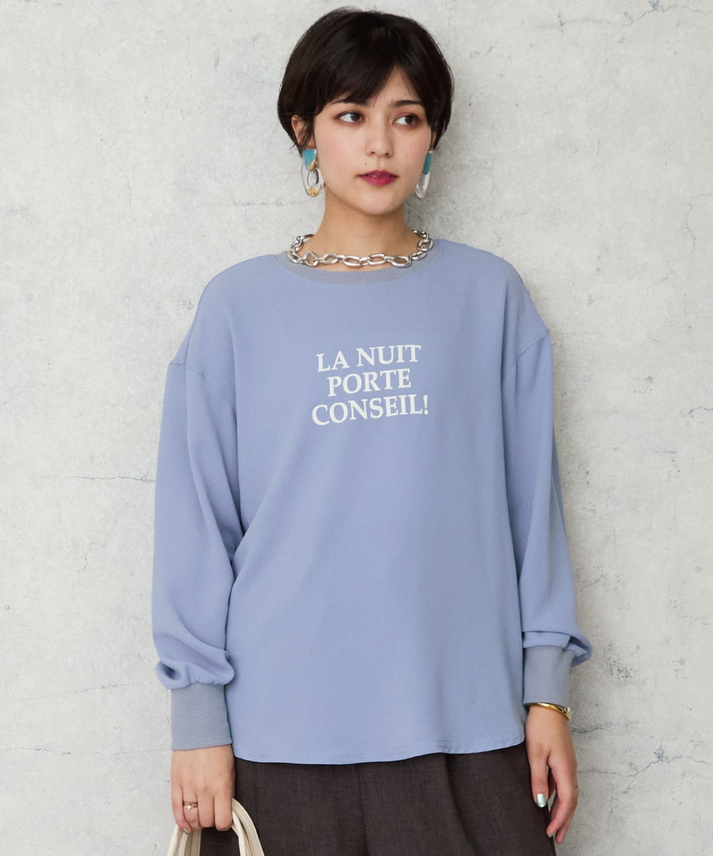 レディース トップス ロンT ロゴTシャツ｜JETSET SOLO PLUS(ジェットセットソロプラス) 公式通販｜レディース ファッション きれいめカジュアル