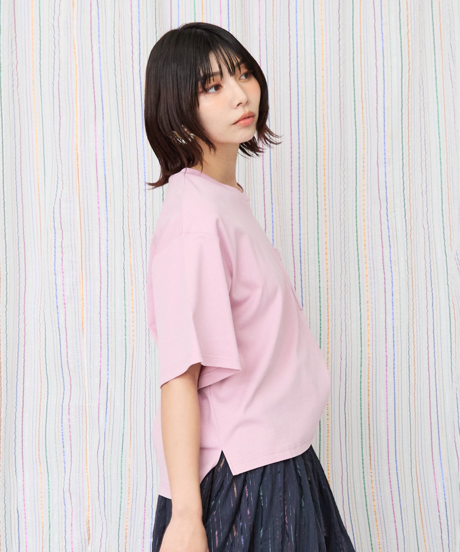 64-1346【JETSET SOLO PLUS】ボーディングパスシルケットTシャツ