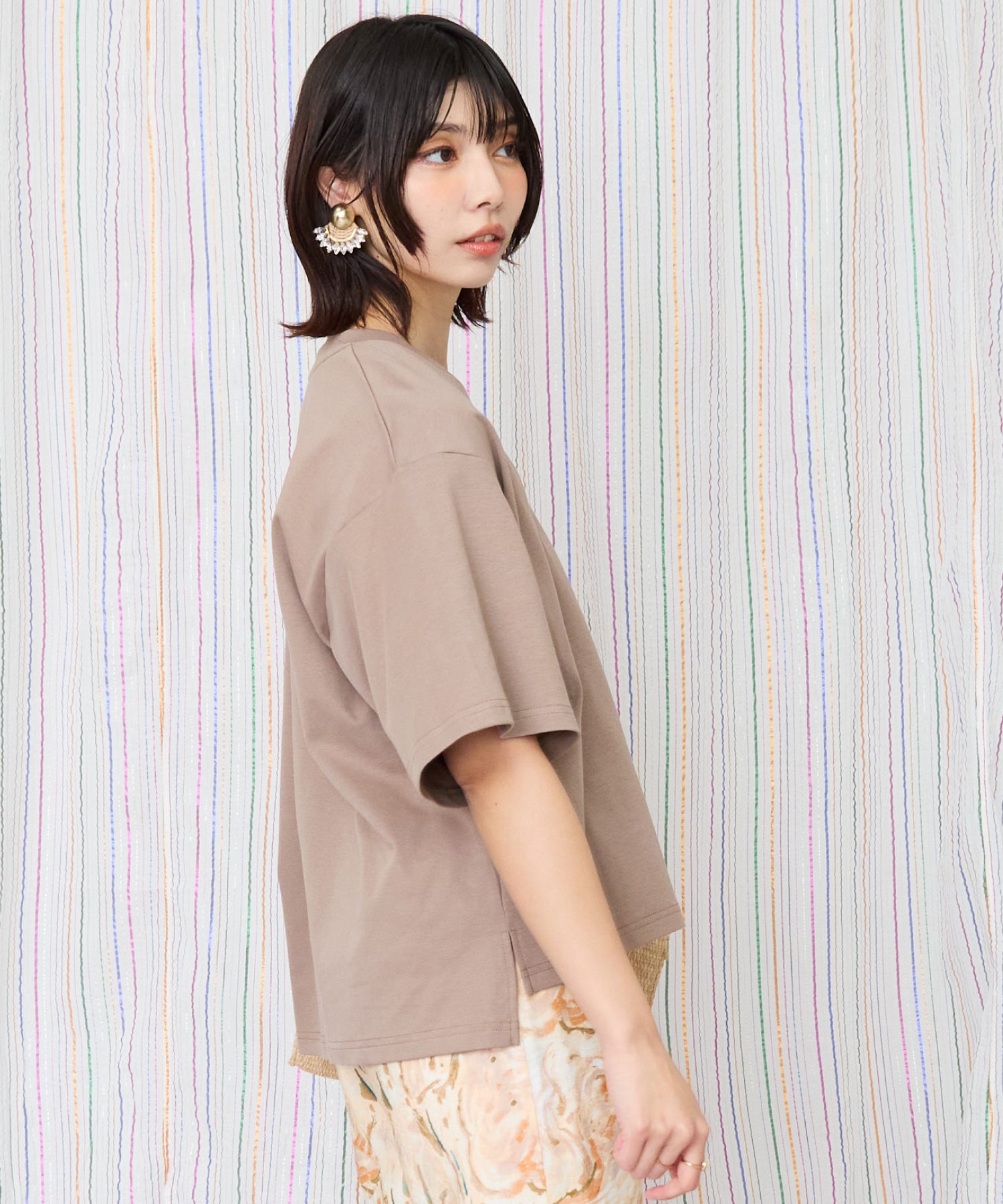 64-1346【JETSET SOLO PLUS】ボーディングパスシルケットTシャツ