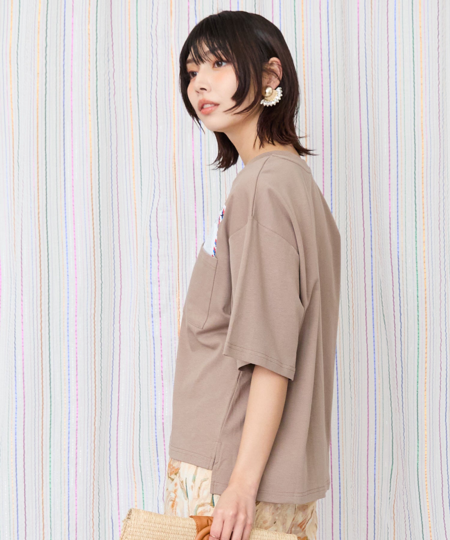 64-1346【JETSET SOLO PLUS】ボーディングパスシルケットTシャツ