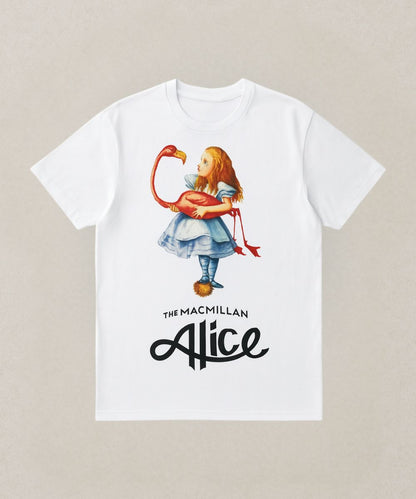 21号(6L～) Aliceプリント+刺繍Tシャツ