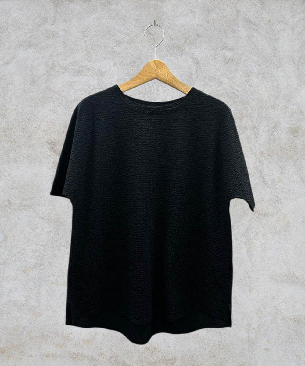 64-2680　21号(6L～) 〈MADE IN JAPAN〉【LYCRA・COOLMAX・吸汗・速乾】シアサッカーカットソー【先行予約】