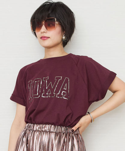 レディース トップス Tシャツ ロゴTシャツ スパンコール｜JETSET SOLO PLUS(ジェットセットソロプラス) 公式通販｜レディース ファッション きれいめカジュアル