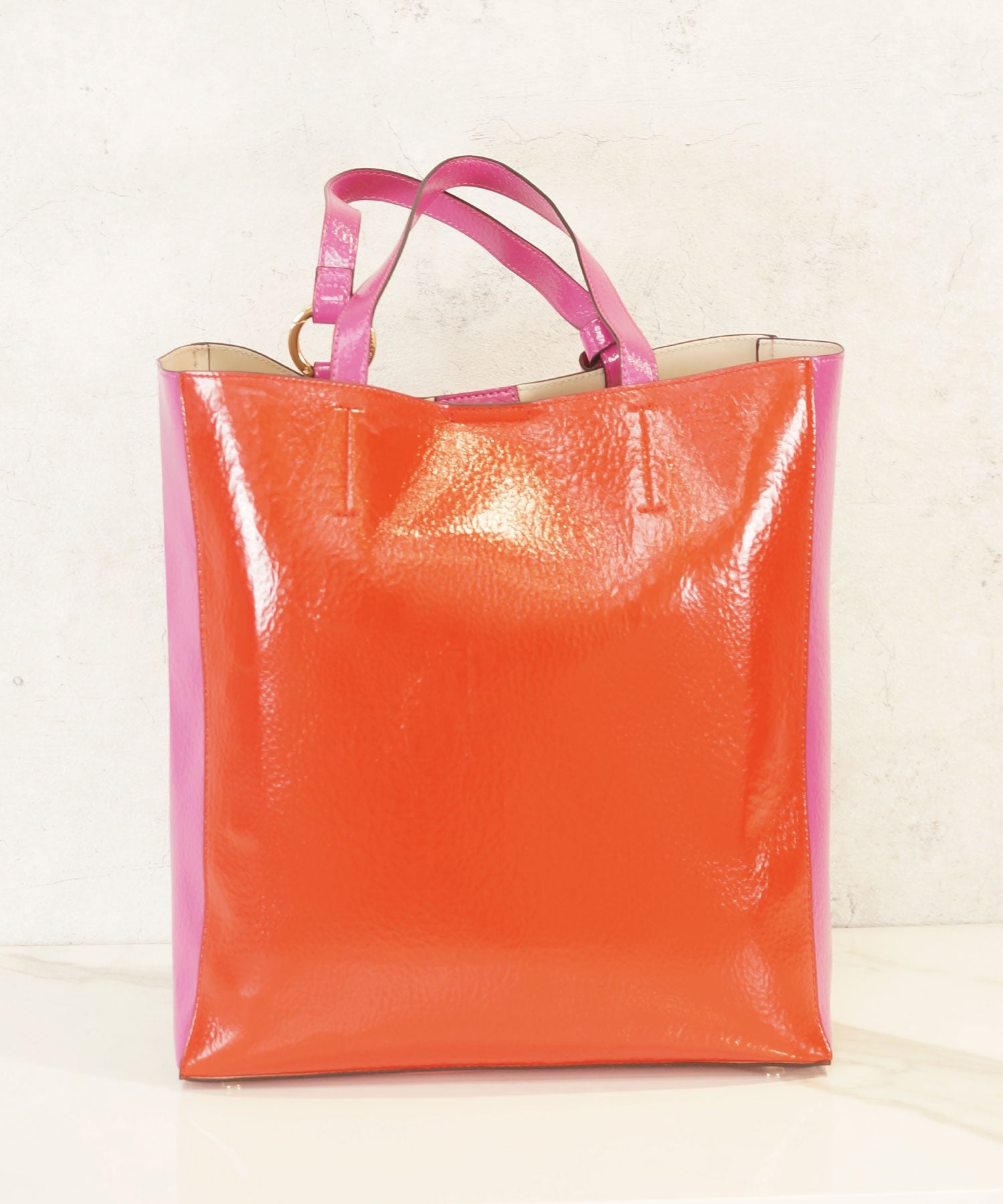 83-6299【LOLA CASADEMUNT BY MAITE】Bolso shopper bicolor