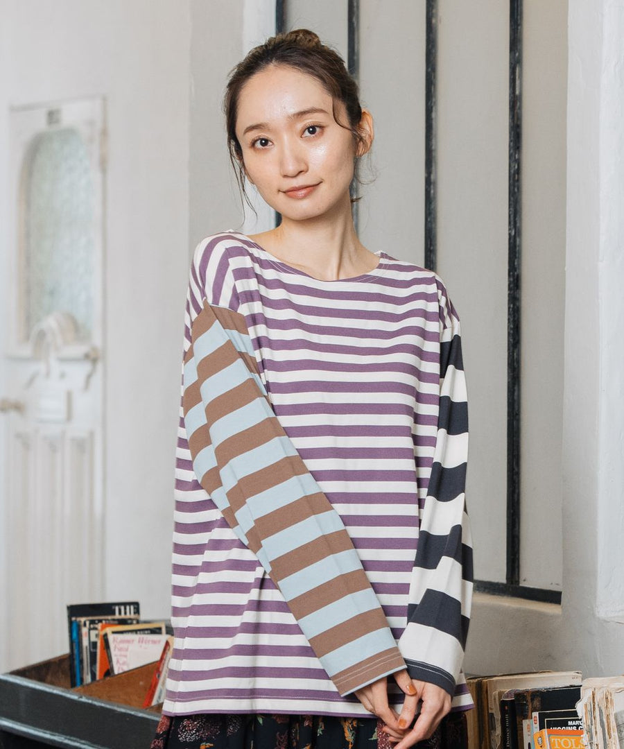 サブストリート 大きいサイズ レディース カットソー ボーダー 長袖｜sabstreet my standard （サブストリート マイスタンダード）公式通販
