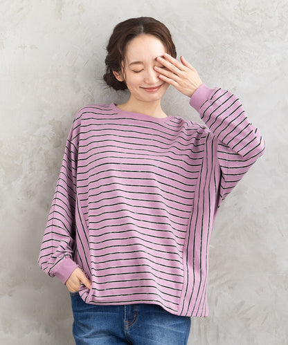 21号(6L～) FONTLAB サイドスイッチボーダーカットソー