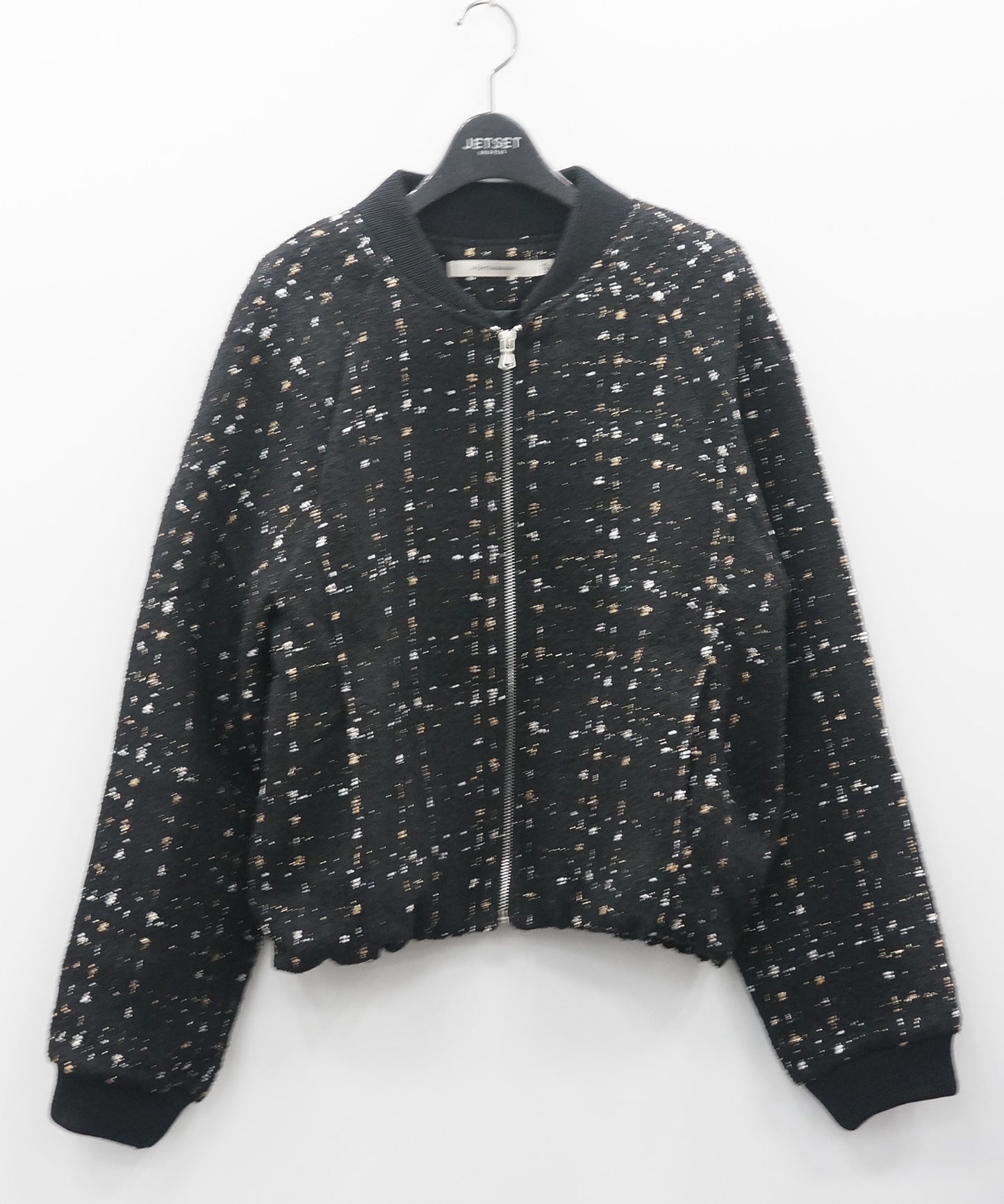 23-5548【la fée maraboutée】【周年】メタリックツイードブルゾン