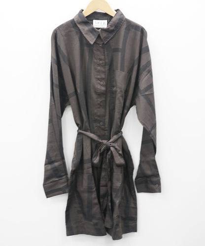 30-9613 SKFK [リミサロ]ジオメデザインシャツチュニック