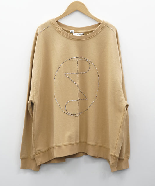 61-2582 PULZ JEANS [リミサロ]スタッズロゴスウェット