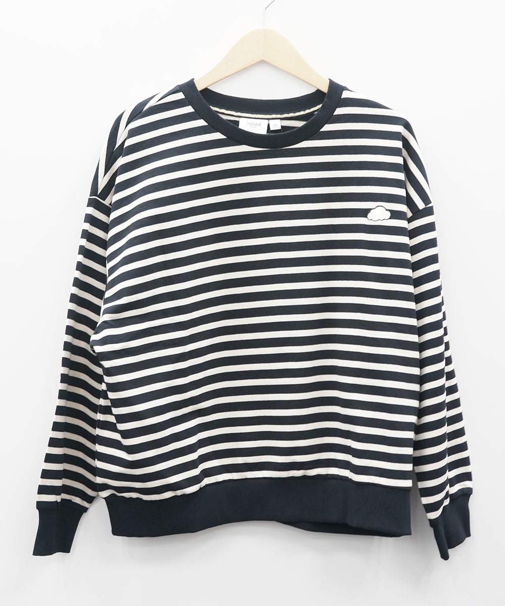 61-2573 Saint Tropez 【リミサロ】クラウドワッペンボーダースウェット