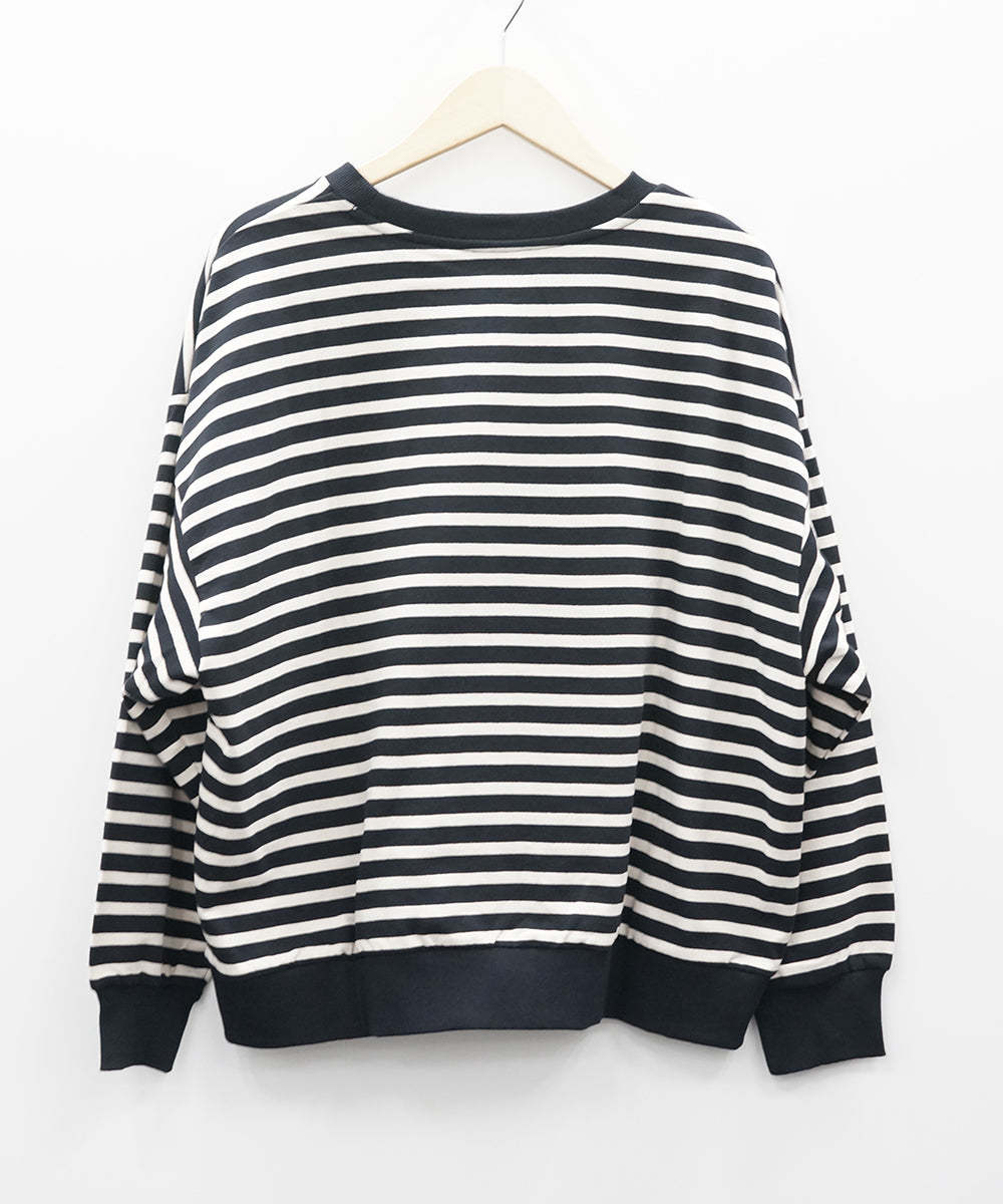 61-2573 Saint Tropez 【リミサロ】クラウドワッペンボーダースウェット