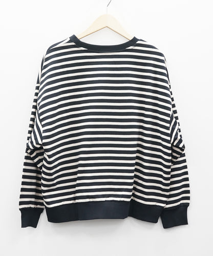 61-2573 Saint Tropez 【リミサロ】クラウドワッペンボーダースウェット