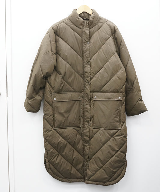 71-9279 PULZ JEANS [リミサロ]キルティング中綿ロングコート