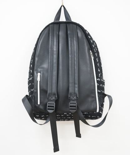 83-6407【a-jolie】【周年】パールポイントツイードリュック