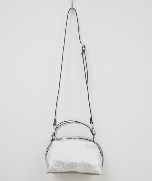 83-6404【RIPANI】【周年】メタリックレザー２WAY BAG