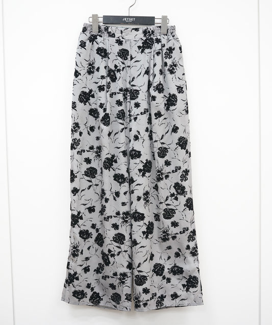 12-5898【FONT LAB】【周年】オーガンジー×フロッキーパンツ