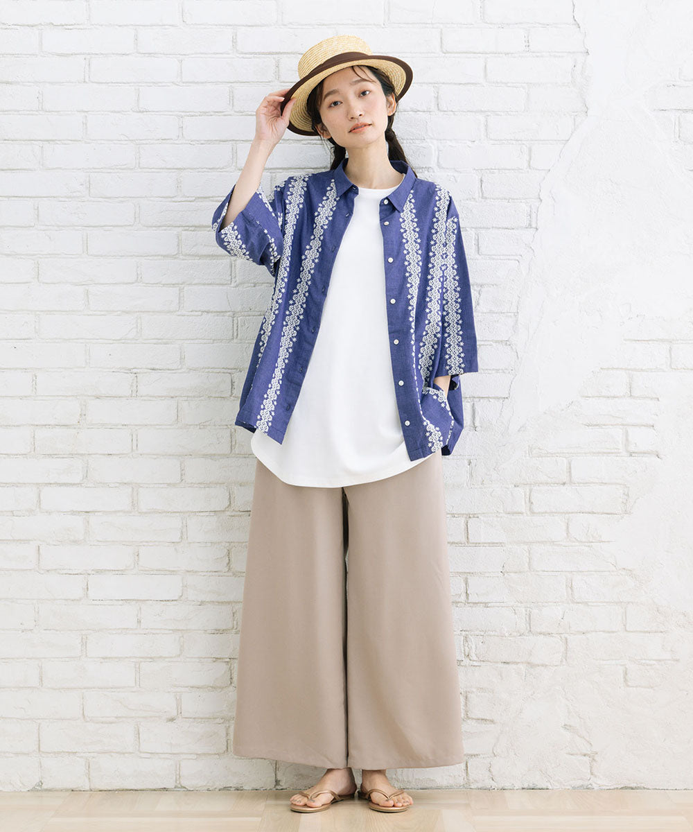 21号(6L～) FONTLAB ホップサックワイドパンツ