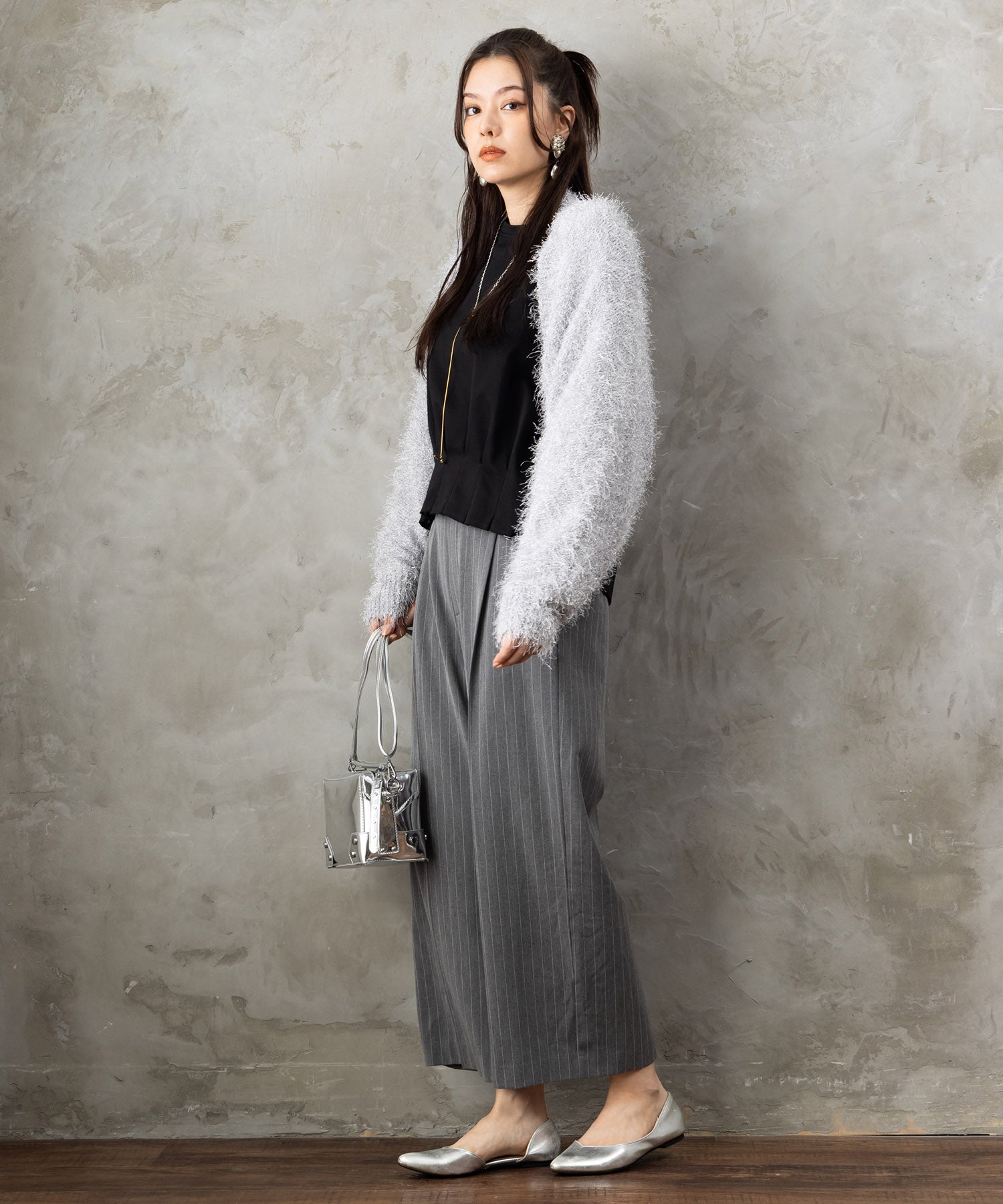 レディース ラメ シャギー ニット｜JETSET SOLO PLUS(ジェットセット