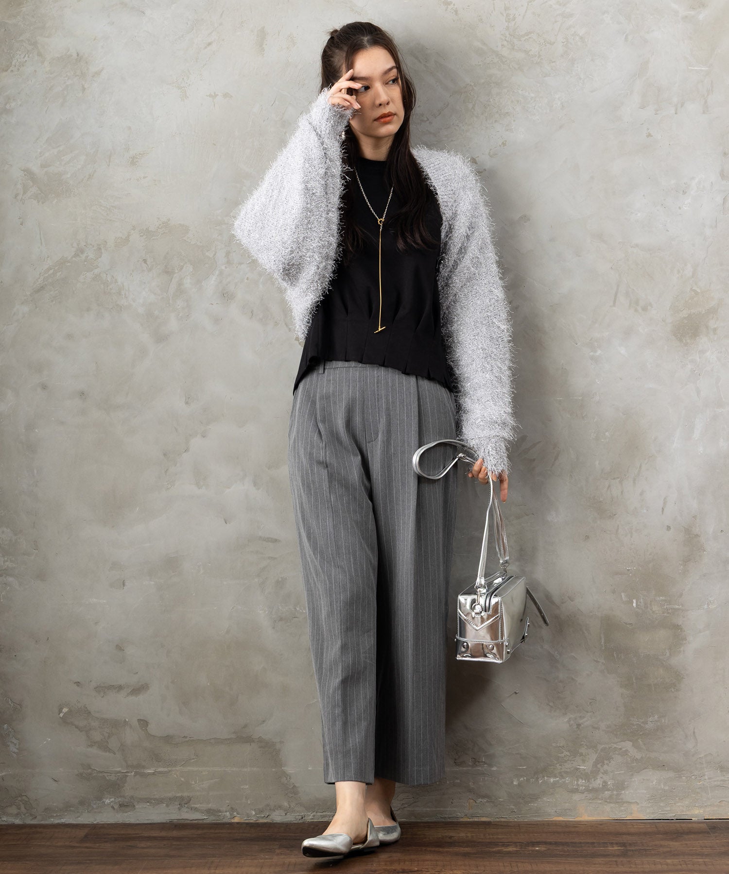 レディース ラメ シャギー ニット｜JETSET SOLO PLUS(ジェットセット