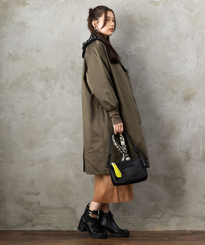 83-6391【LOLA CASADEMUNT 】【周年】ネオンディティールナイロンクロスボディBAG