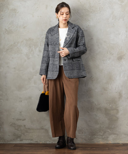 【人気商品につき再入荷】【FONT LAB】タックヘムクロップドカットソー