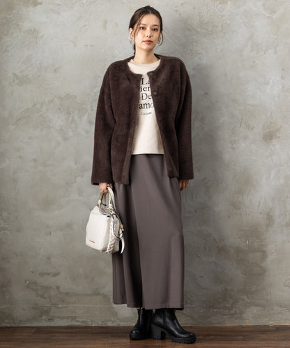 61-5855【FONT LAB】ケーブルコンビロゴスウェット