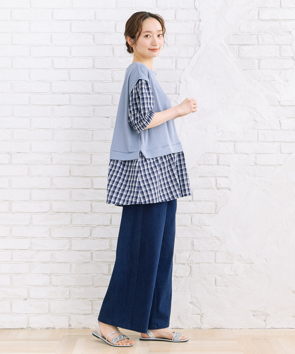 【sabstreet bis】【web限定】 ストレッチデニムパンツ