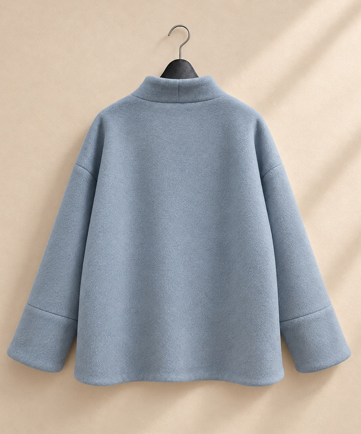 【JETSET SOLO PLUS】メランジブランケットZIPショートコート【先行予約】