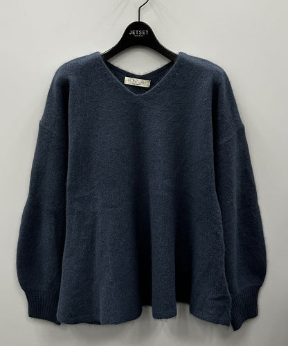 51-5678【FONT LAB】[周年]FOXブレンドペプラムニット