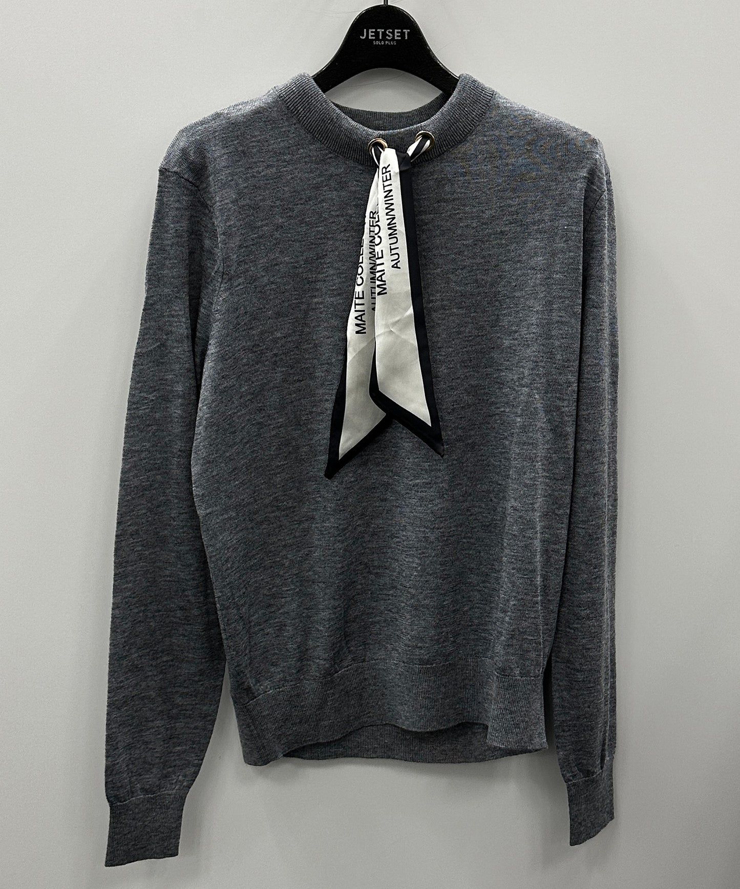 51-5657【MAITE】【周年】スカーフデザインニット