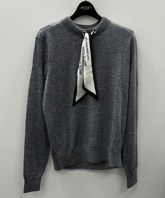 51-5657【MAITE】【周年】スカーフデザインニット