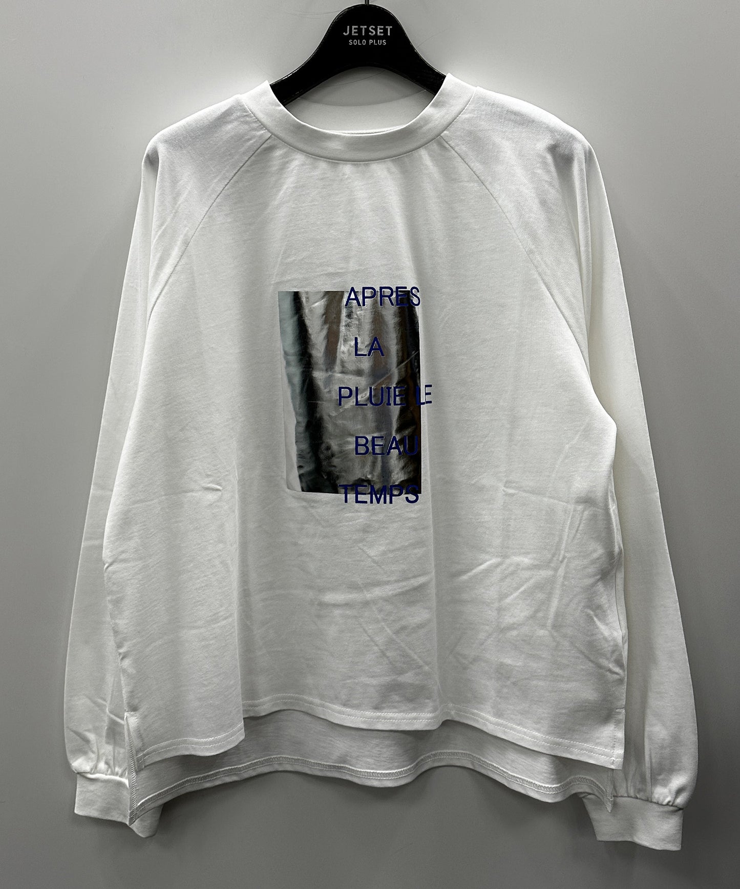 【FONT LAB】箔プリント×ロゴロンT