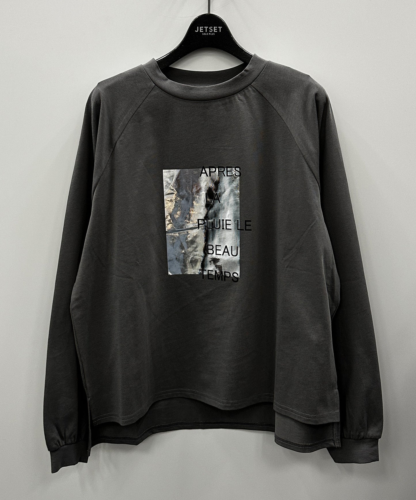 【FONT LAB】箔プリント×ロゴロンT