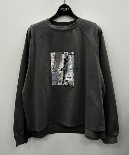 【FONT LAB】箔プリント×ロゴロンT